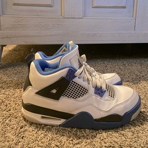 boys grade school royal blue jordan 4s